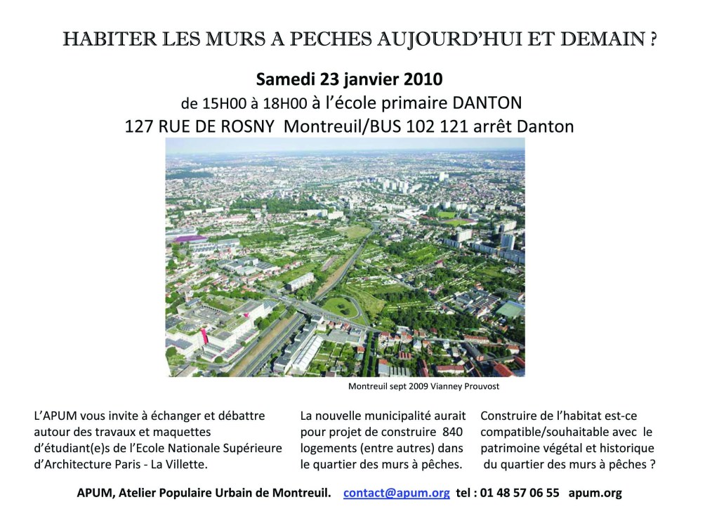 invitation de l'Apum
